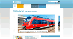 Desktop Screenshot of maederlacke.ch